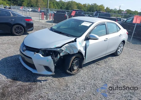 2016 Toyota Corolla Le из США, поврежденный, VIN 2T1BURHE1GC540247